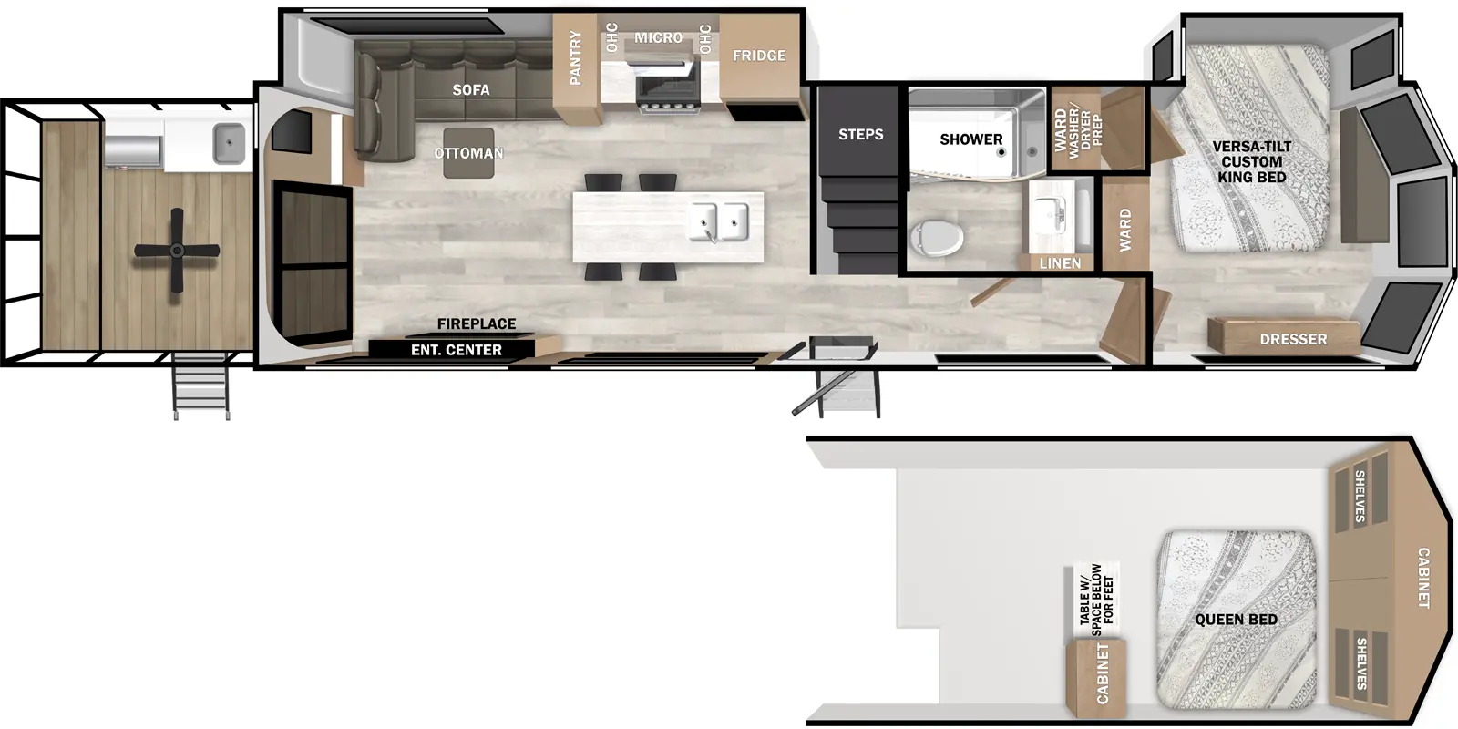 Wildwood Lodge 42VERANDA Floorplan